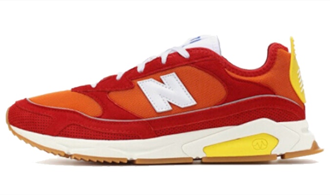New Balance NB X-RACER 減震防滑 低筒 運動休閒鞋 男女配色 紅黃 D寬 Buy New Balance NB X-RACER 減震防滑 低筒 運動休閒鞋 男女配色 紅黃 D寬