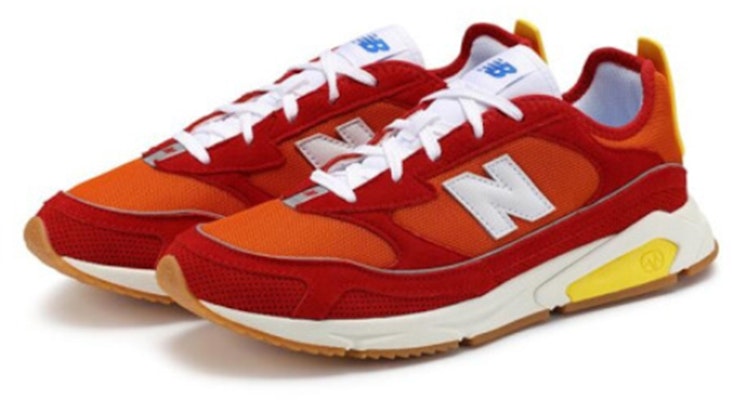 New Balance NB X-RACER 減震防滑 低筒 運動休閒鞋 男女配色 紅黃 D寬 Order New Balance NB X-RACER 減震防滑 低筒 運動休閒鞋 男女配色 紅黃 D寬