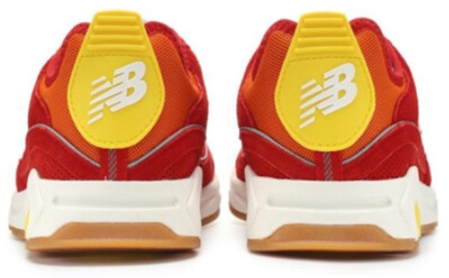 New Balance NB X-RACER 減震防滑 低筒 運動休閒鞋 男女配色 紅黃 D寬 Shop New Balance NB X-RACER 減震防滑 低筒 運動休閒鞋 男女配色 紅黃 D寬
