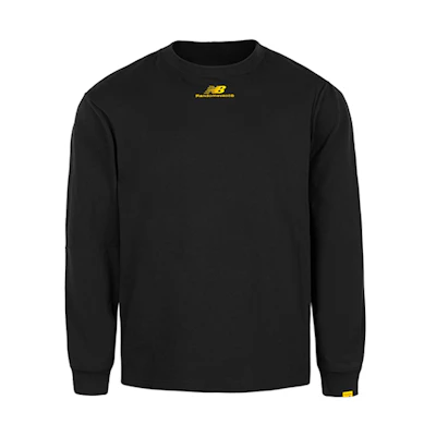 New Balance Randomevent Rebirth Black Pullover Sweatshirt AMT93683-BK