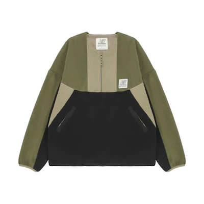 New Balance Salehe Bembury Olive Fleece Jacket Unisex Casual Outerwear MT11566-BK