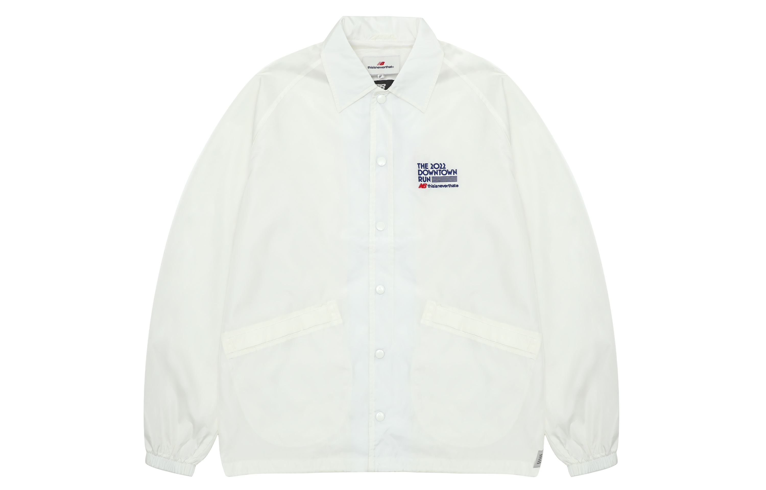 New Balance thisisneverthat Ivory Woven Long Sleeve Unisex Jacket NMC3L013-WT