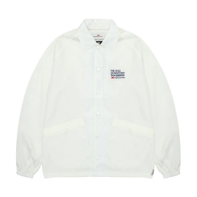 New Balance thisisneverthat Ivory Woven Long Sleeve Unisex Jacket NMC3L013-WT
