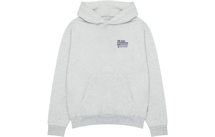 New Balance Thisisneverthat Logo Hoodie Light Grey Unisex Casual Long Sleeve N0C3L013-AG