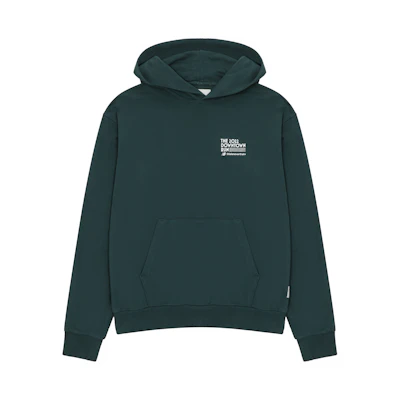 New Balance Thisisneverthat Logo Hoodie Unisex Dark Green Long Sleeve Pullover N0C3L013-GRN
