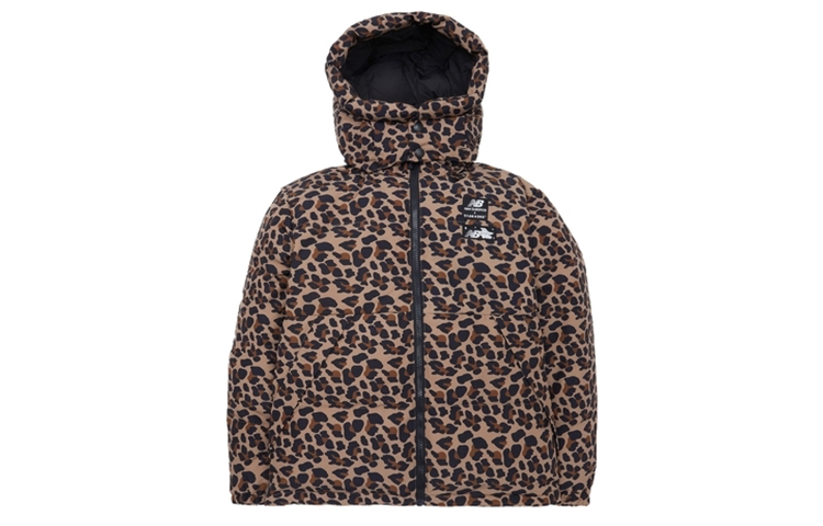 New Balance Tyakasha Detachable Hood Down Jacket Leopard Print Unisex NPA4N421-MIX 圖 2