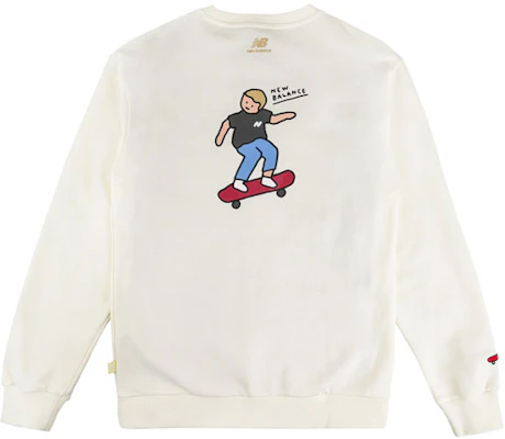 New Balance x Zero Per Zero 白色圆领套头休闲卫衣 NCA47111-IV Lookbook New Balance x Zero Per Zero 白色圆领套头休闲卫衣 NCA47111-IV