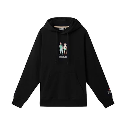 New Balance Zero Unisex Black Pullover Hoodie - Casual Sportswear NCA47013-BK