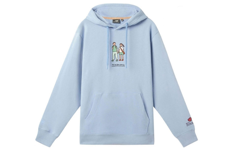 New Balance ZPZ Hoodie Blue Unisex Casual Pullover Sweatshirt NCA4701-3BL