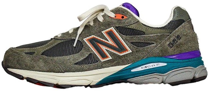 YCMC x New Balance NB 990 V3 減震防滑耐磨 低幫 跑步鞋 綠橙紫 Buy YCMC x New Balance NB 990 V3 減震防滑耐磨 低幫 跑步鞋 綠橙紫