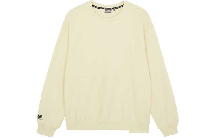 New Balance Yellow Casual Pullover Sweatshirt for Couples 5CB42103-YL