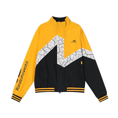 New Balance Yellow Patchwork Stand Collar Casual Jacket NCNA94N213-MY