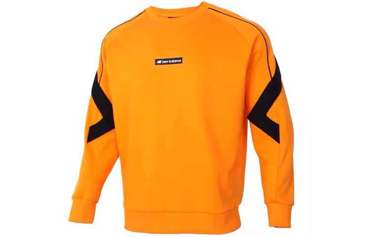 New Balance Yellow Pullover Crewneck Sweatshirt Casual Style AMT11326-PKN