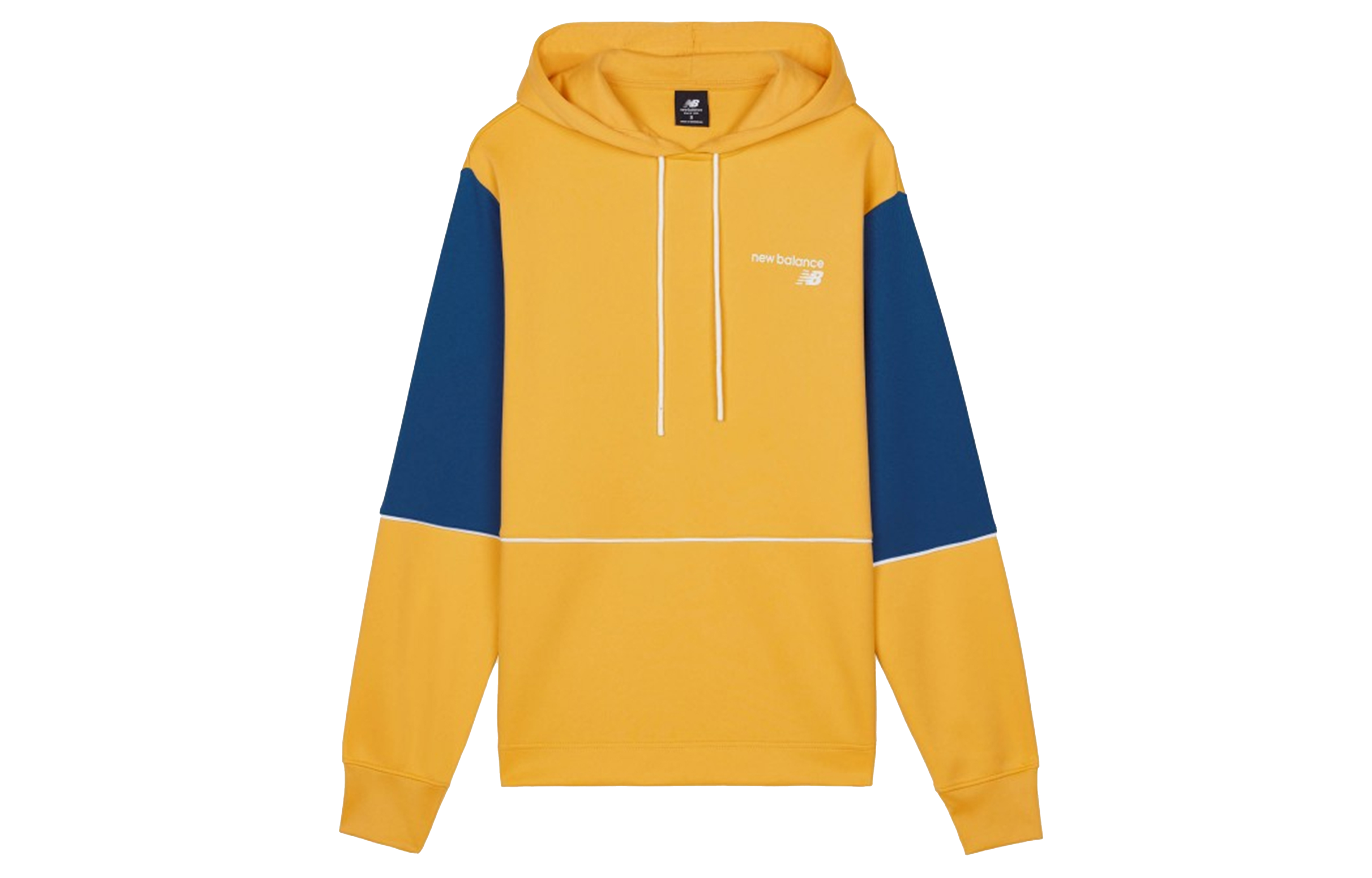 New Balance Yellow Pullover Sweatshirt American College Style MT03909-ASE