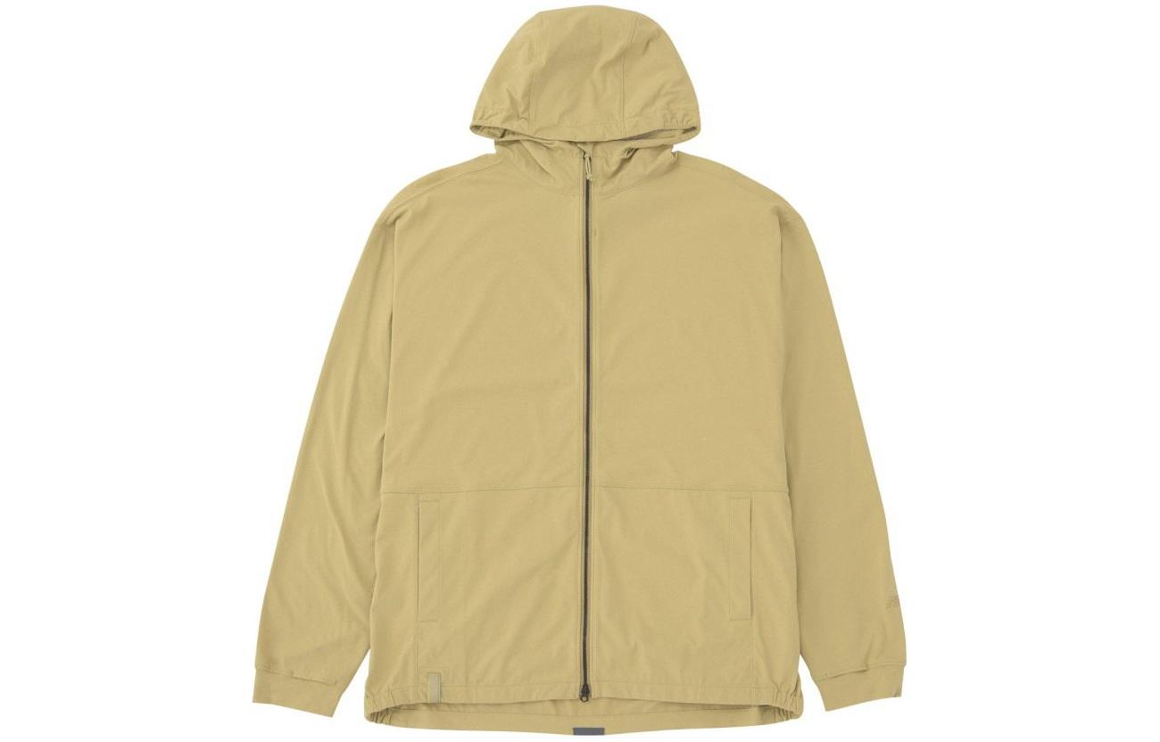 New Balance Yellow Solid Color Full-Zip Hoodie Jacket AMJ45012-BG4