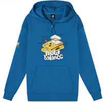 New Balance ZPZ Graphic Print Blue Fleece Hoodie Long Sleeve Casual Wear AMT11336-BMT New Balance ZPZ Graphic Print Blue Fleece Hoodie Long Sleeve Casual Wear AMT11336-BMT