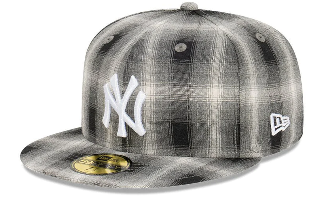 New Era 59FIFTY Grid New York Yankees Baseball Cap Black/Grey Unisex 13518086