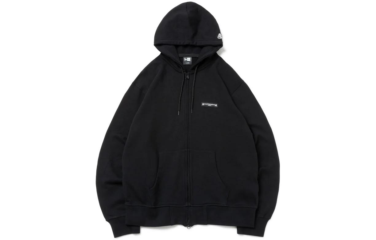 New Era × MASTERMIND WORLD SS24 Full-Zip Hoodie Black Unisex 14200798