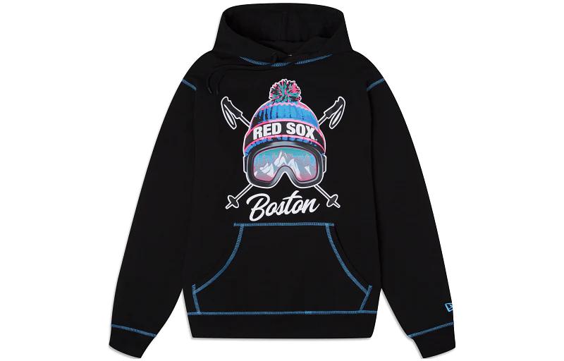 New Era Alphabet Logo Pullover Hoodie Black 60348136