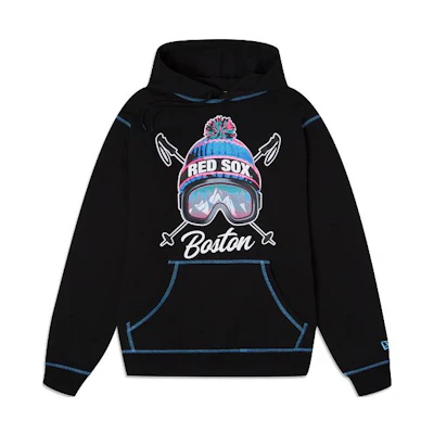 New Era Alphabet Logo Pullover Hoodie Black 60348136
