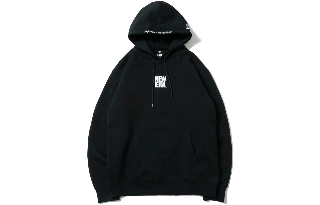 New Era Alphabet Logo Pullover Sweatshirt Unisex Black 12855332