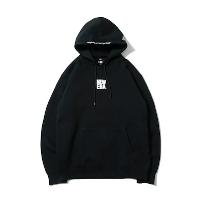 New Era Alphabet Logo Pullover Sweatshirt Unisex Black 12855332