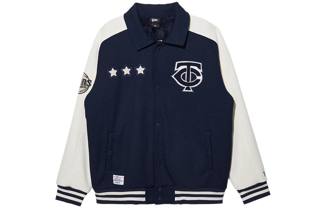 New Era Alphabet Printed Fleece-Lined Jacket Unisex 13488917