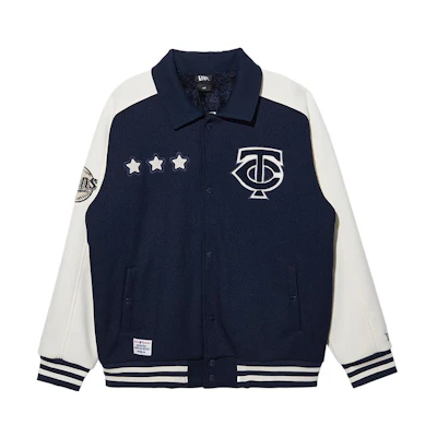 New Era Alphabet Printed Fleece-Lined Jacket Unisex 13488917