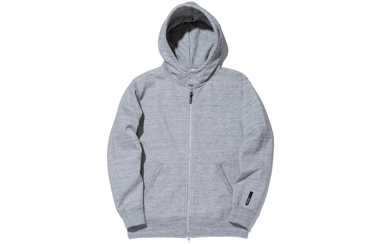 New Era Black Label Solid Zip Hoodie Grey Unisex 12943697