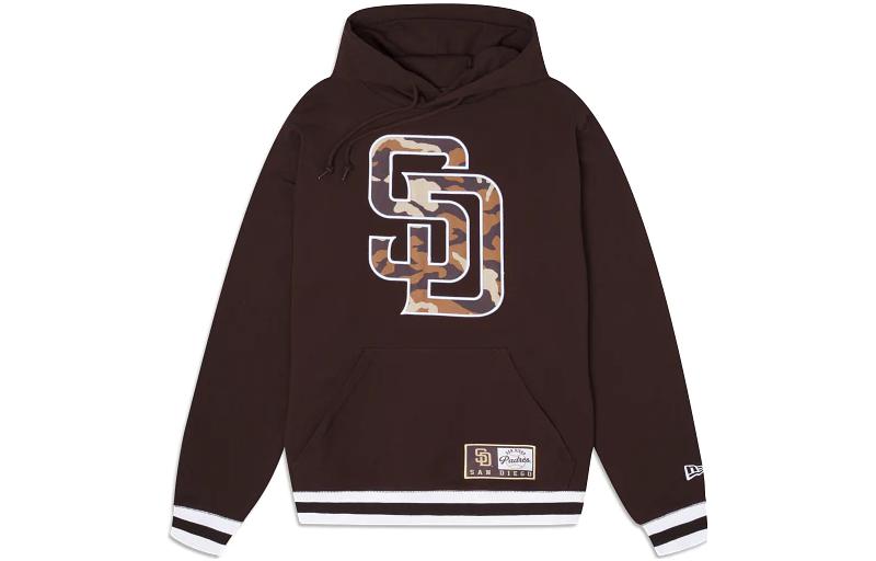 New Era Black Letter Print Long-Sleeve Sweatshirt 60297860