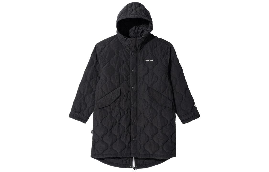 New Era Black Solid Outdoor Hooded Jacket 13781089