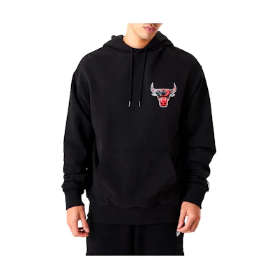 New Era Black Sweatshirt with Solid Pattern Print 60332139BLKFDR