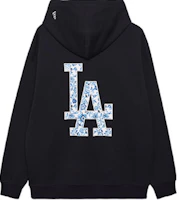 New Era Blue and White Porcelain MLB Dodgers Hoodie Unisex Black Pullover 14385193 New Era Blue and White Porcelain MLB Dodgers Hoodie Unisex Black Pullover 14385193