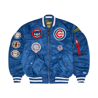 New Era Blue Bear Logo Crewneck Zip-Up Jacket 13026001