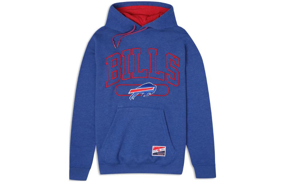 New Era Blue Hoodie with Embroidered Letter Design 60409384