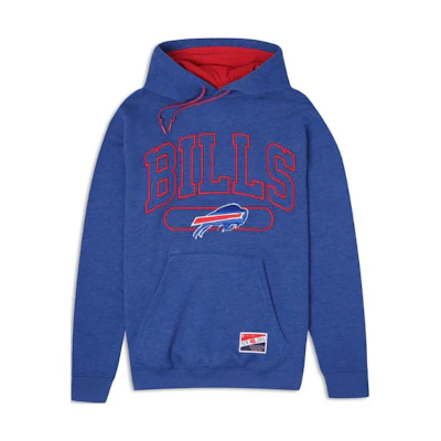 New Era Blue Hoodie with Embroidered Letter Design 60409384