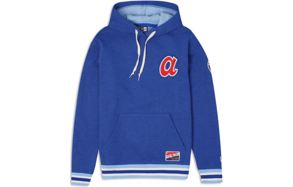New Era Blue Hoodie with Embroidered Lettering 60336217