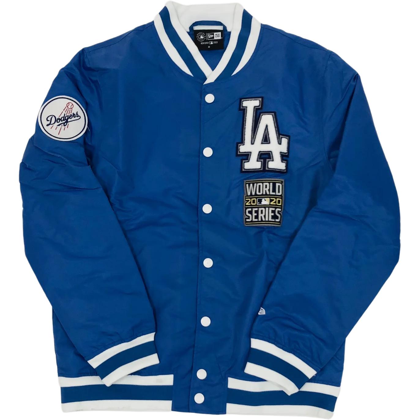 New Era Blue Letter Print Stand Collar Long-Sleeve Jacket NE0109005