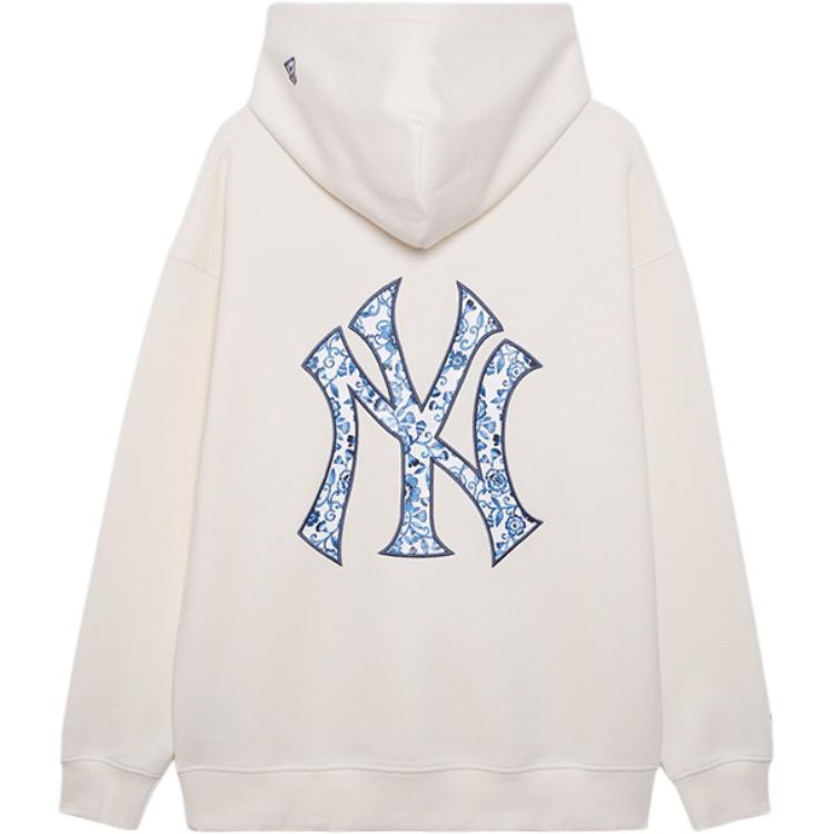 New Era Blue Porcelain MLB NY Yankees Hoodie Unisex White 14385192