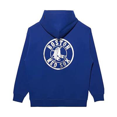 New Era Boston Red Sox Blue Logo Hoodie Unisex Long Sleeve Sweater 13480569