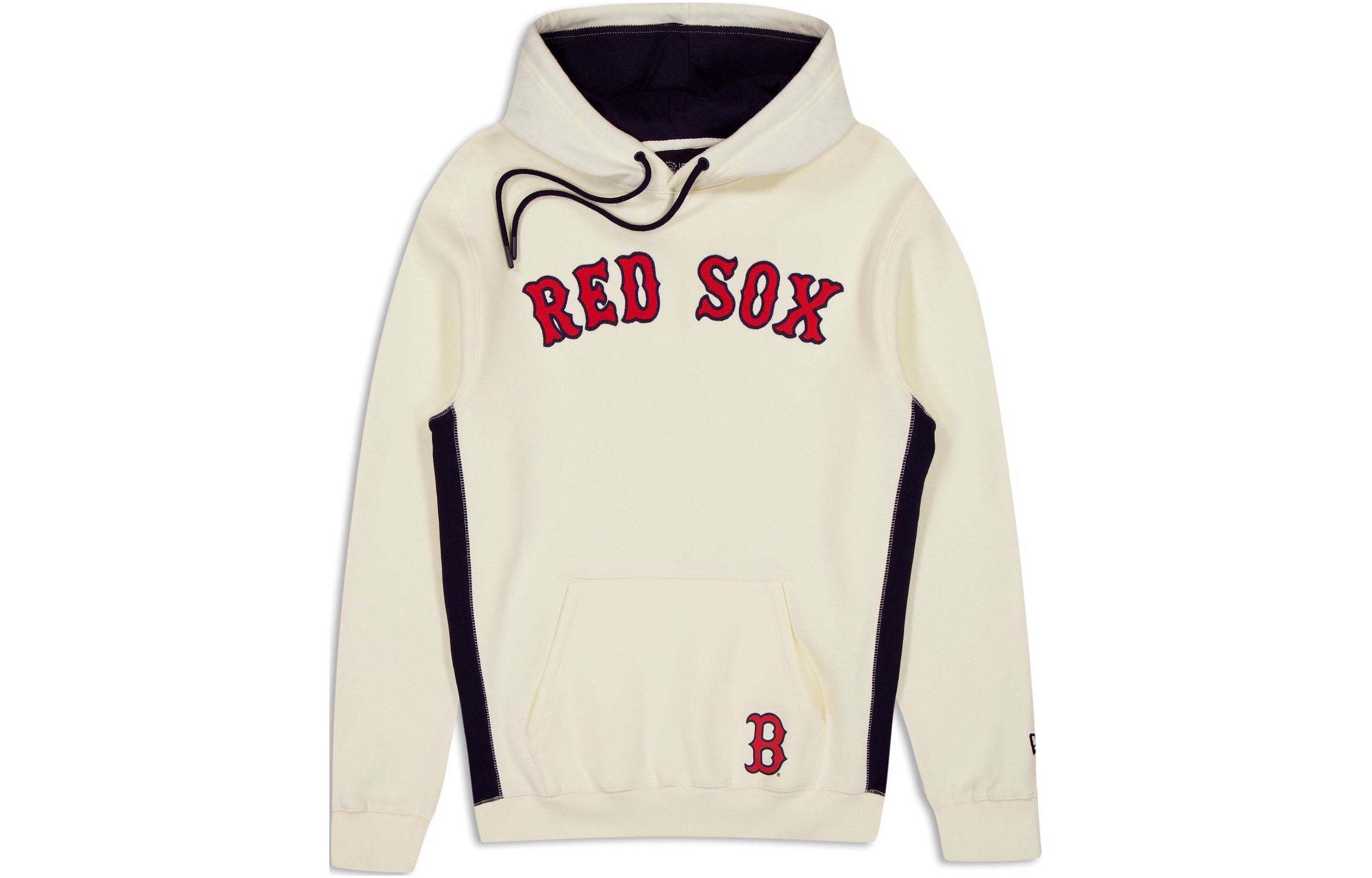 New Era Boston Red Sox Kangaroo Pocket Logo Hoodie Ivory () 60497761