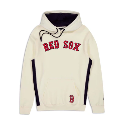 New Era Boston Red Sox Kangaroo Pocket Logo Hoodie Ivory () 60497761