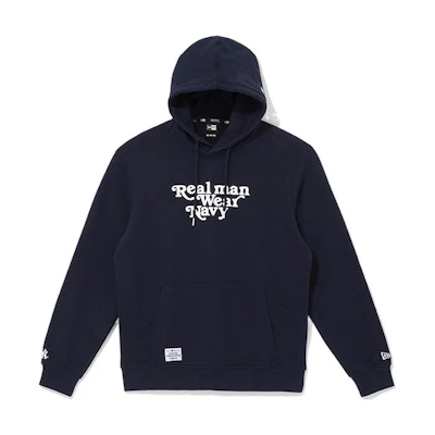New Era Casual Knit Pullover Sweatshirt Unisex Navy Blue 12715381