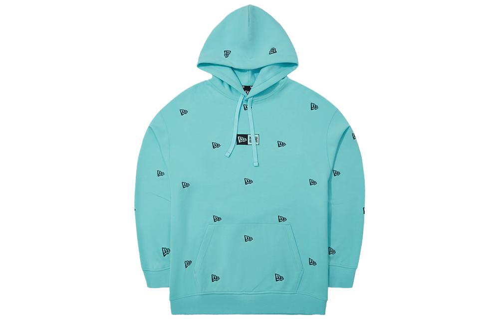 New Era Casual Pullover All-Over Print Sweatshirt Unisex Blue 13958632