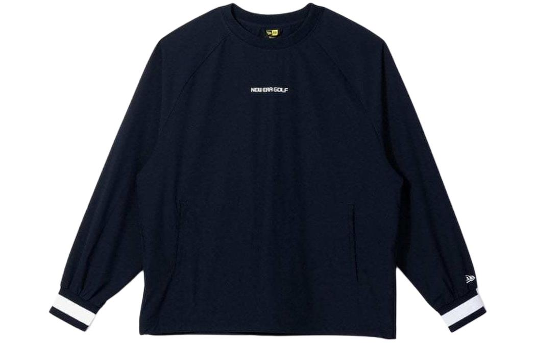 New Era Casual Striped Crewneck Long-Sleeve Sweatshirt Men Blue 13679575