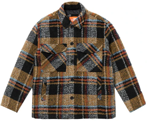 New Era Casual Warm Plaid CPO Jacket Unisex Beige/Black 12866424 Buy New Era Casual Warm Plaid CPO Jacket Unisex Beige/Black 12866424