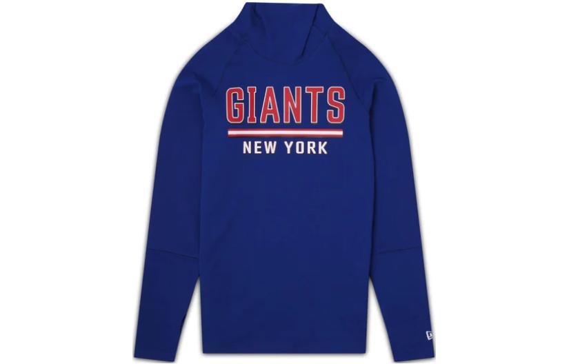 New Era Classic Letter Blue Long-Sleeve Hoodie 60410451