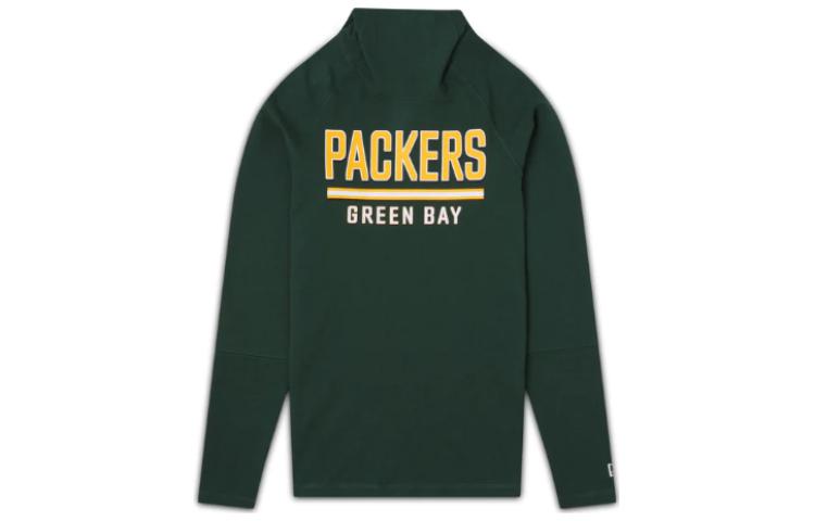 New Era Classic Letter Print Hoodie Green 60410379