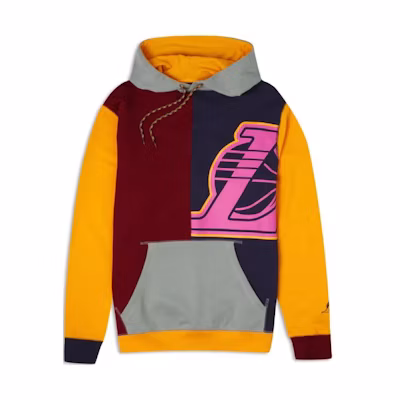 New Era Classic Printed Patchwork Colorblock Hoodie Multicolor 60409866
