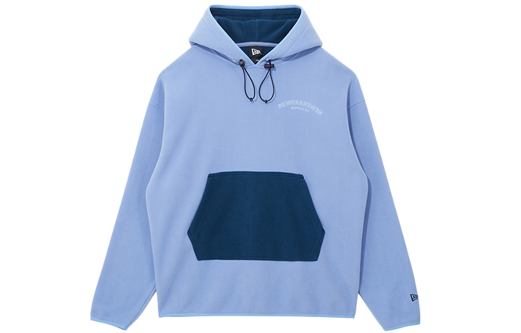 New Era Color-Block Fleece Hoodie Unisex - Blue 13038786